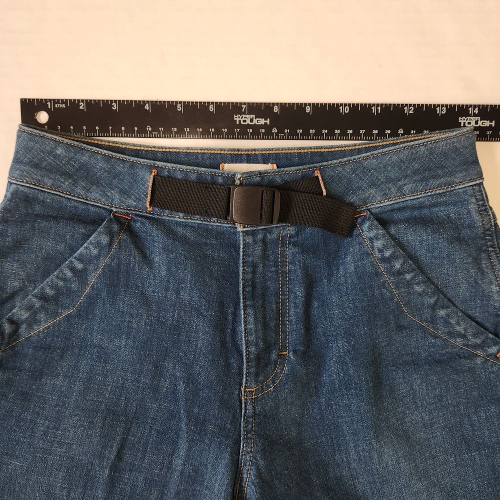 Ripton & Co Womens 27 Amok Performance Denim Dark Wash Wide Leg Cropped Jeans - Picture 5 of 12